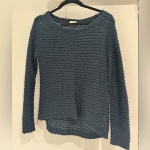 Navy knitted sweater